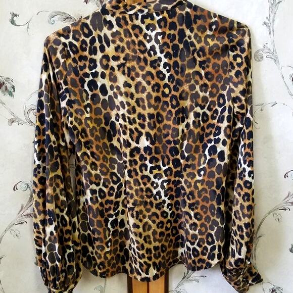 Express Women's Portofino Long Sleeve Blouse XS - Picture 2 of 5